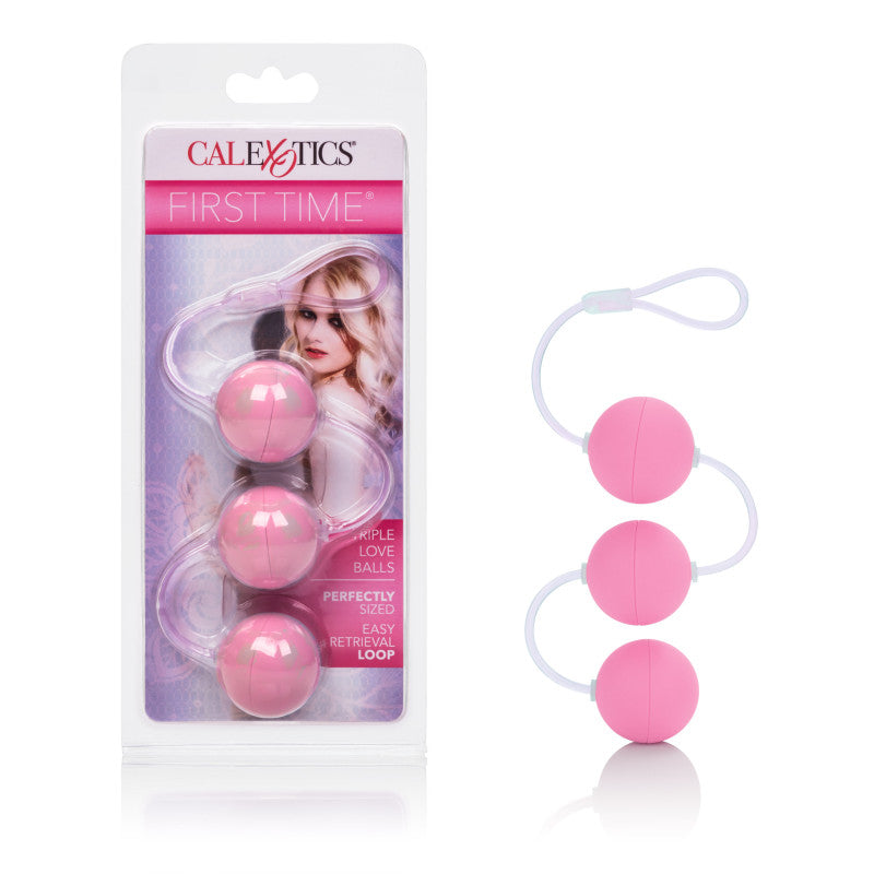 First Time Love Balls Triple Lovers -  Pink