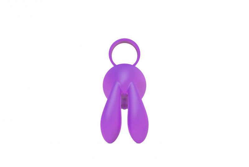 The 9's Flirt Finger Bunny Finger Vibrator - Purple
