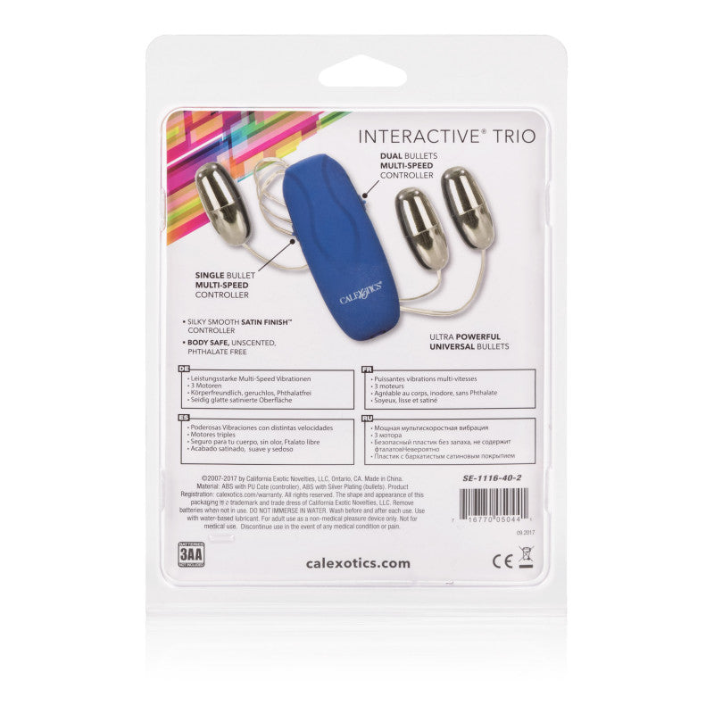 Interactive Trio Bullets Silver