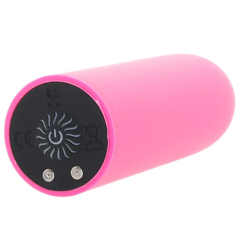 Pink cat Vibrating Silicone Bullet - Pink