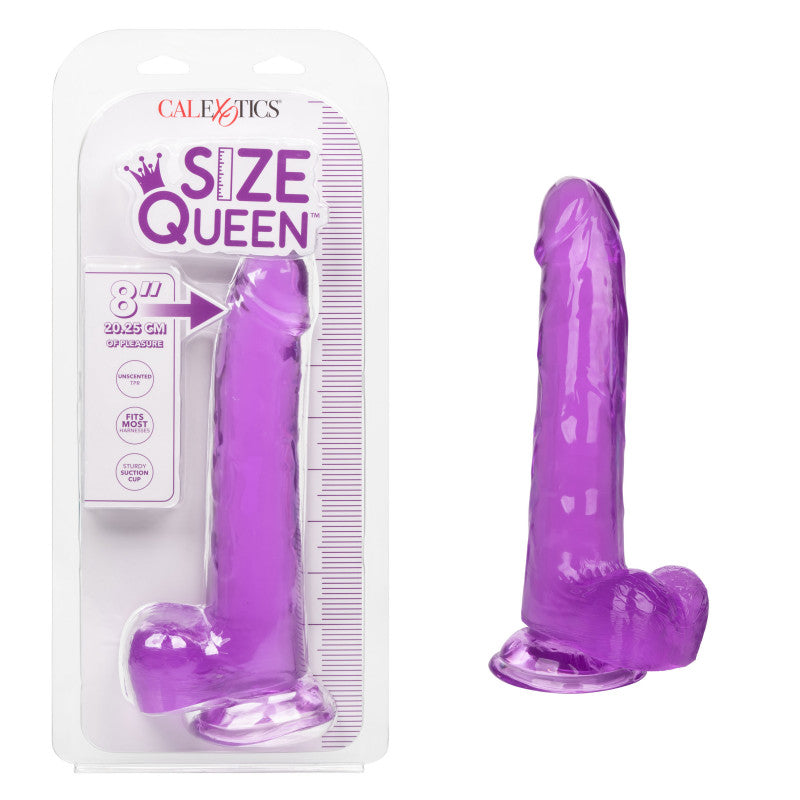 Size Queen 8 Inch - Purple