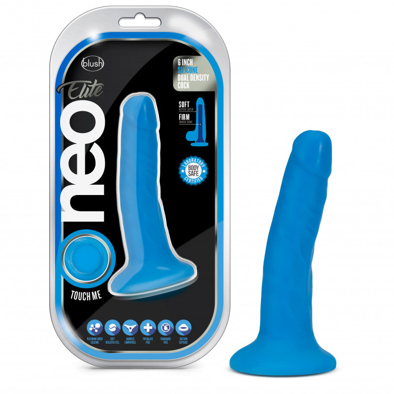 Neo Elite - 6 Inch Dual Density  - Neon Blue