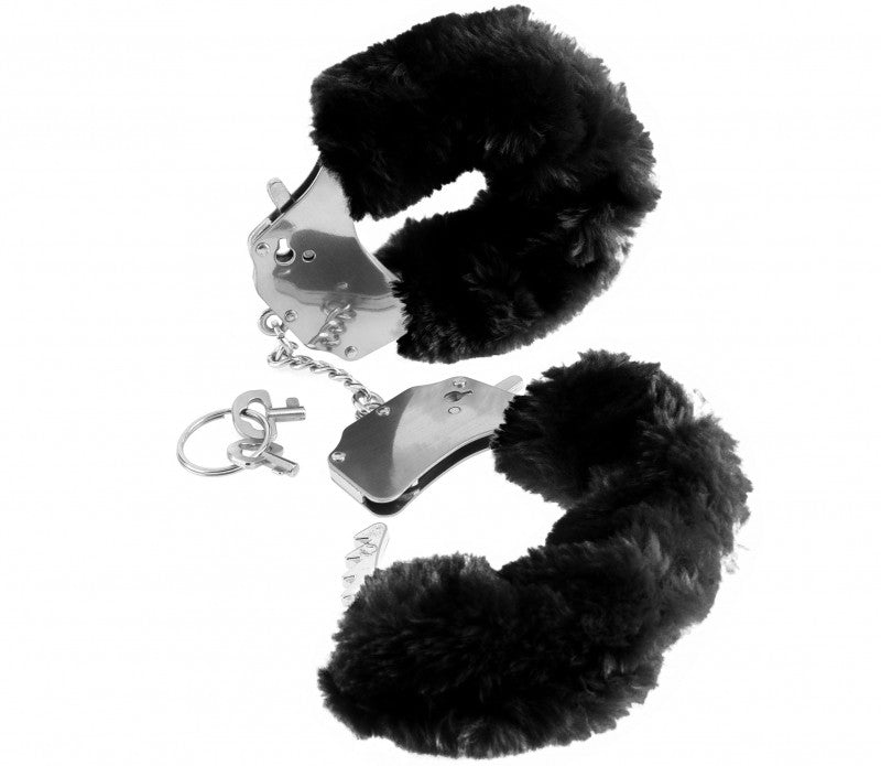 Furry Cuffs-Black