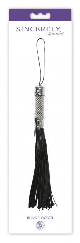 Midnight Bling Flogger