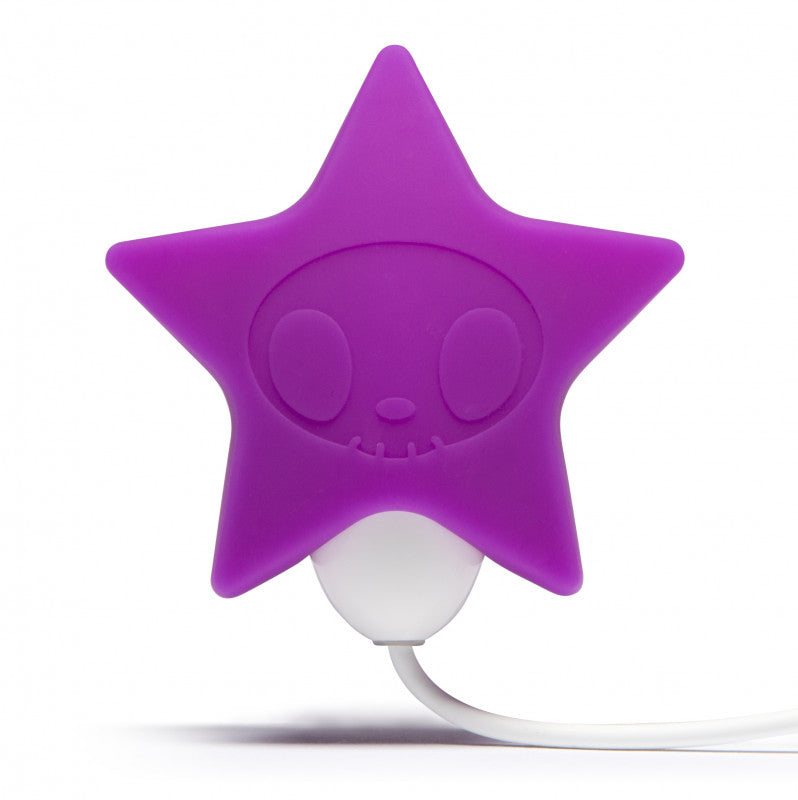 Tokidoki 10 Function Silicone Clitoral Vibrator -  Star - Purple