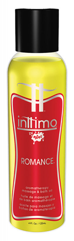 Inttimo by Wet Aromatherapy Bath and Massage Oil - Romance - 4 Oz.