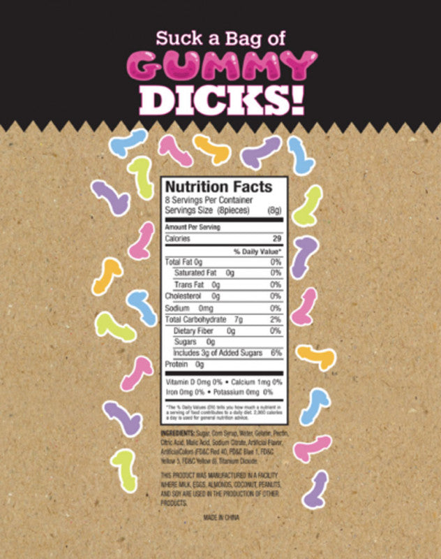 Suck a Bag of D Gummys