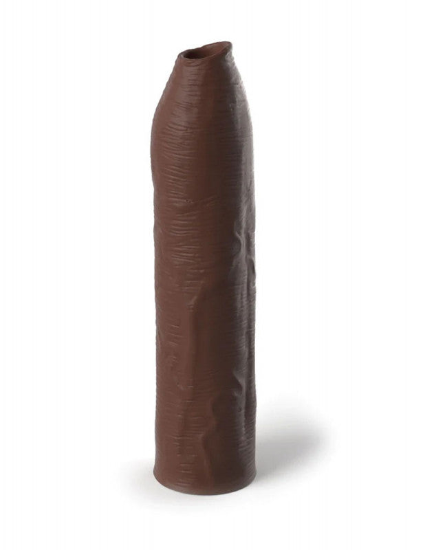 Fantasy X-Tensions Elite Uncut 7 Inch Extension Sleeve - Brown