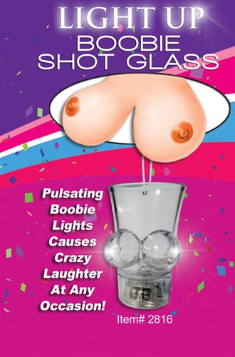 Light Up Boobie Shot Glass
