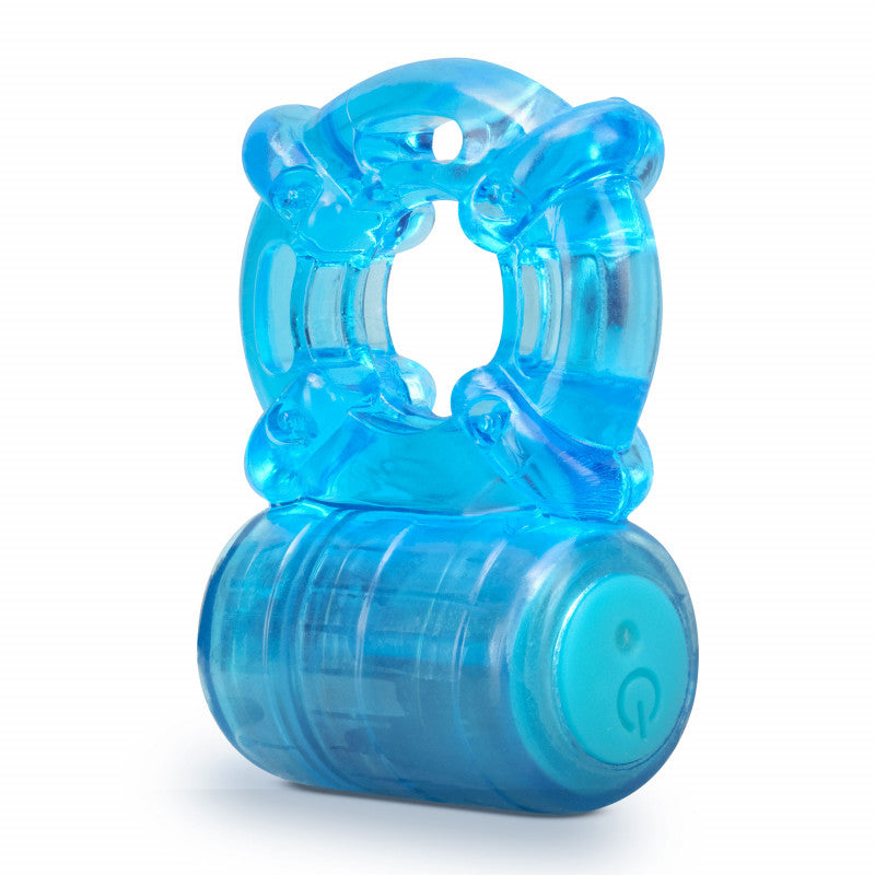 Stay  - Rechargeable 5 Function  Ring - Blue