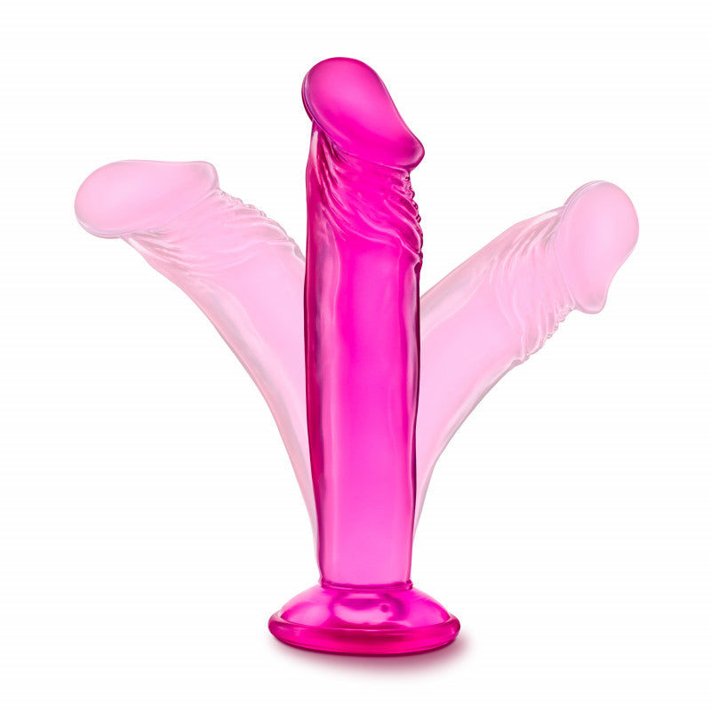 B Yours - Sweet n' Small 6 Inch  With Suction Cup - Pink