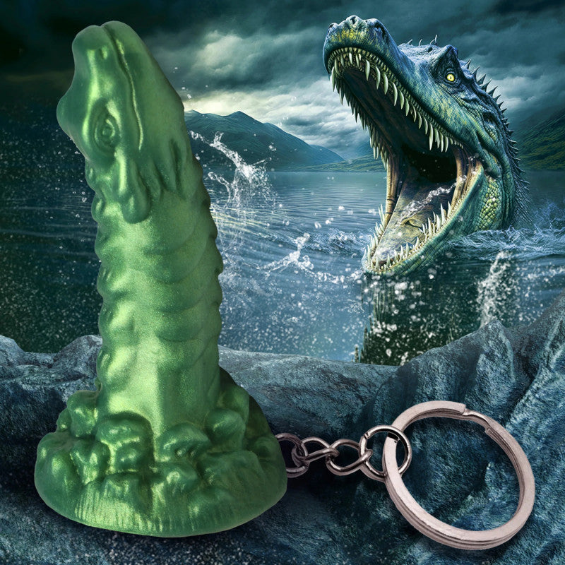 ness Monster Keychain - Green