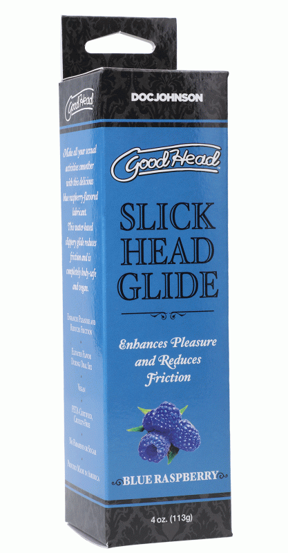 Goodhead - Slick Head Glide - Blue Raspberry -  4 Oz.