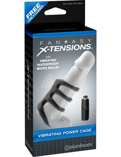 Fantasy X-Tensions Vibrating Power Cage - Black