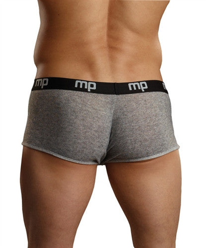 Heather Rib  Short - Extra Large - Grey