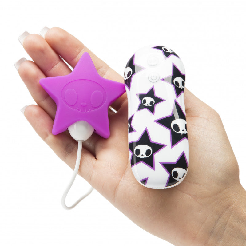Tokidoki 10 Function Silicone Clitoral Vibrator -  Star - Purple