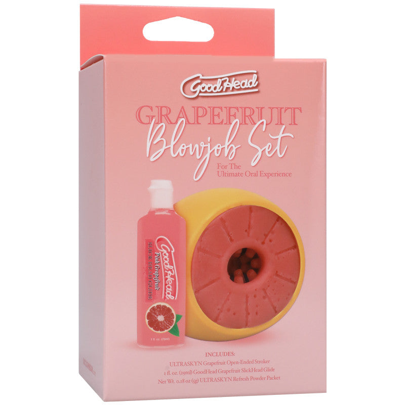Goodhead - Grapefruit BJ Set - Yellow/pink