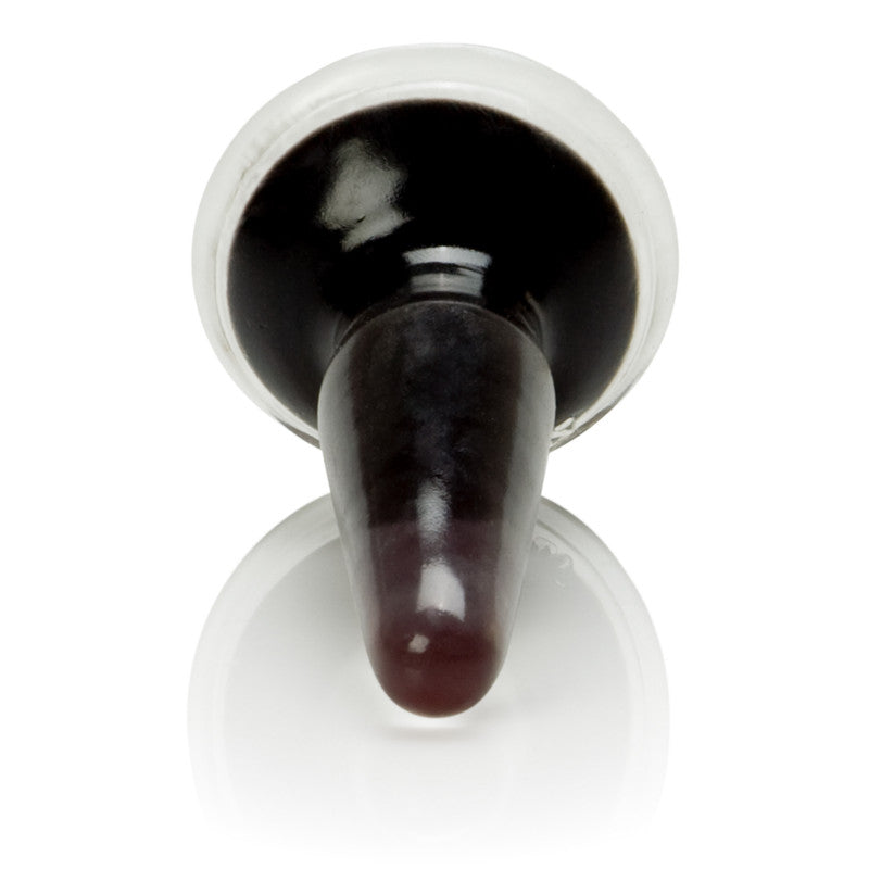 3.5in Butt Plug Crystal Cote Black