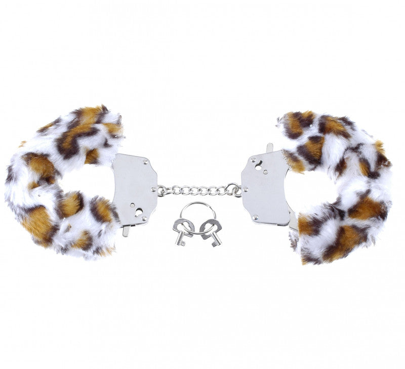 Furry Cuffs - Leopard