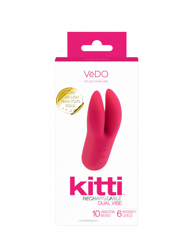 Kitti Rechargeable Dual Vibe - Foxy Pink
