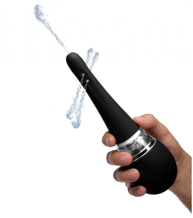 Electric Auto-Spray Enema Bulb - Black