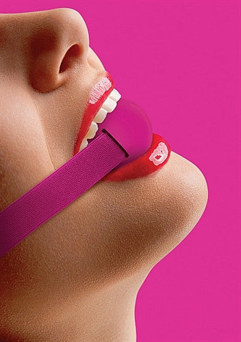 Elastic Ball Gag- Pink