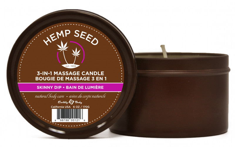 Skinny Dip Suntouched Candle With Hemp - 6 Oz.