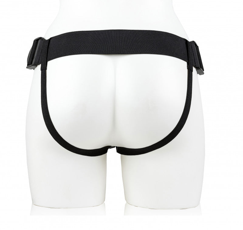 Hollow Strap-on Without Balls 6 Inch - Black