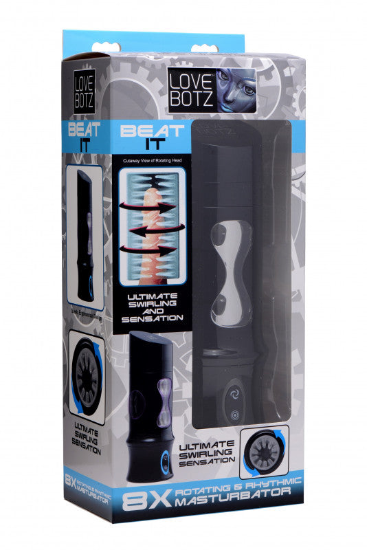 Love Botz Beat It 8x Rotating & Rhythmic  Masturbator