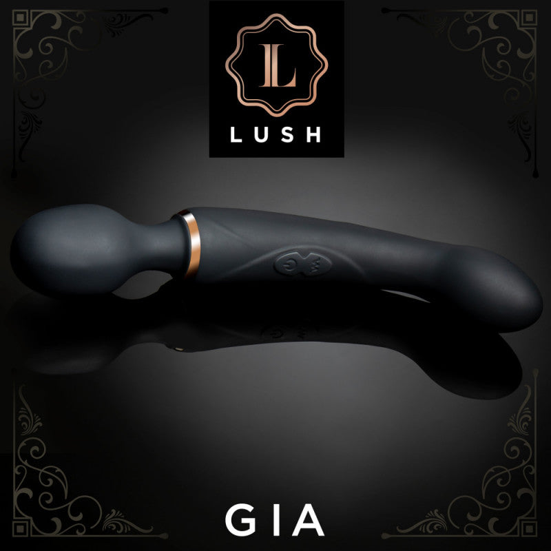 Lush Gia Rechargeable Vibrator – Black