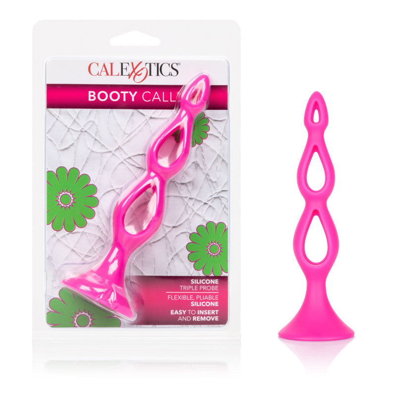 Booty Call Silicone Triple Probe - Pink