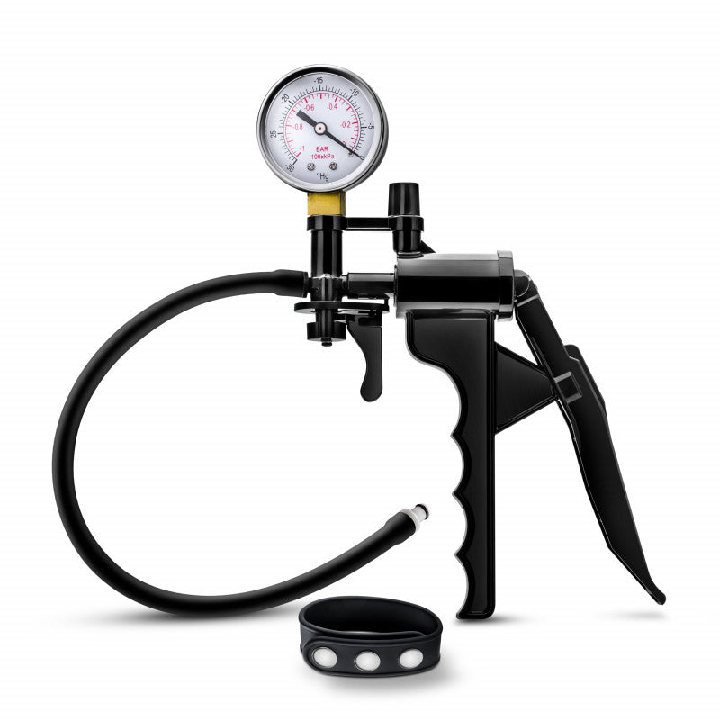 Performance - Gauge Pump Pistol With Silicone  Tubing &amp; Silicone Cock Strap - Black