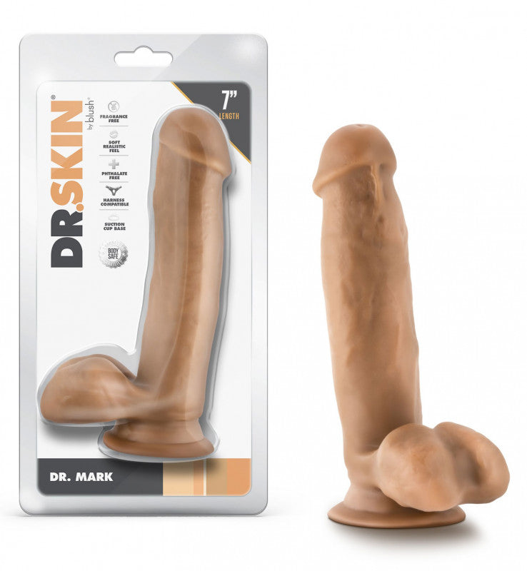 Dr. Skin - Dr. Mark - 7 Inch  With Balls -  Tan