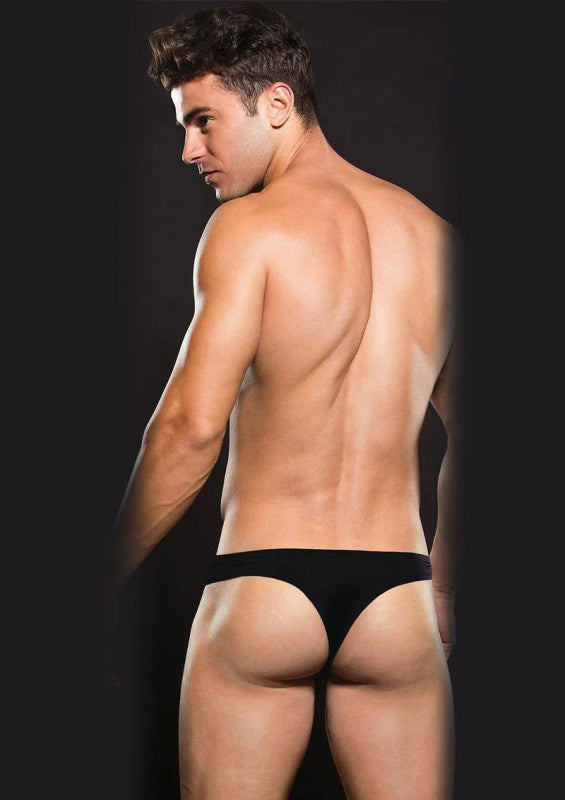 Envy Microfiber Thong - Small/medium - Black
