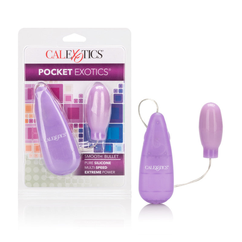 Silicone Slims Vibrating Smooth Bullet Purple