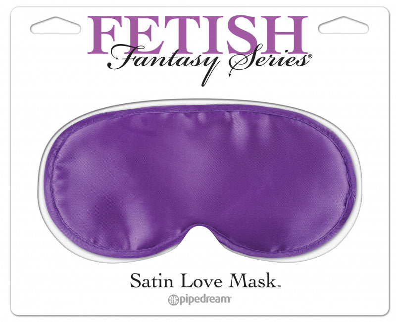 Satin Love Mask - Purple