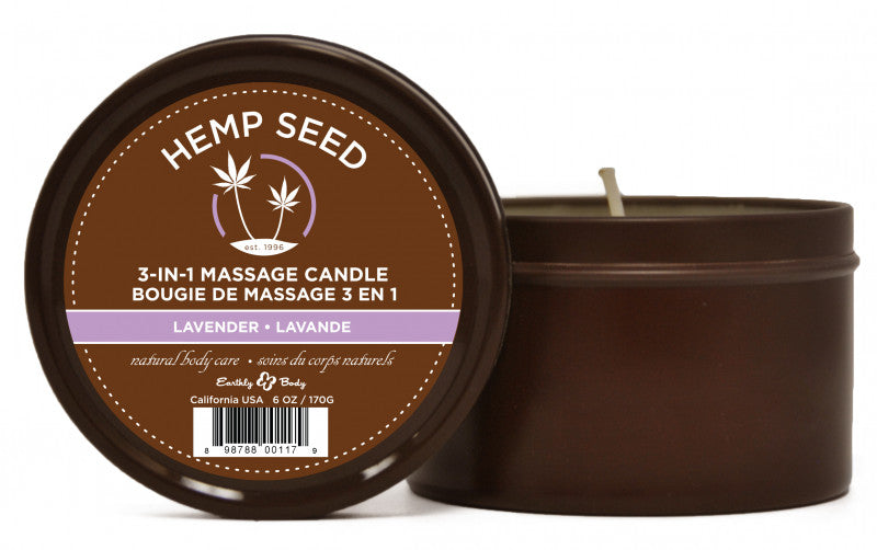 Lavender Suntouched Candle With Hemp - 6 Oz.