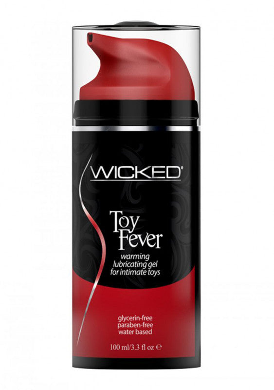 Wicked Toy Fever Warming Lubricating Gel  Water Based for Intimate Toys 3.3 Ounce