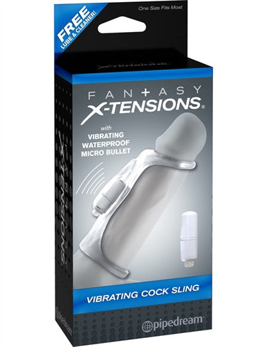 Fantasy X-Tensions Vibrating  Sling - Clear