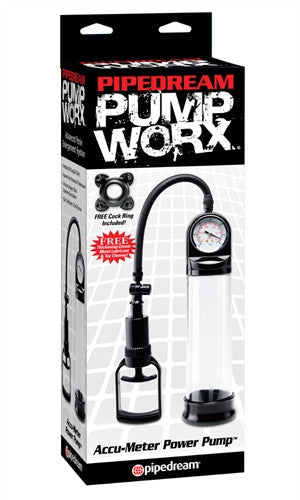 Pump Worx Accu-Meter Power Pump Black