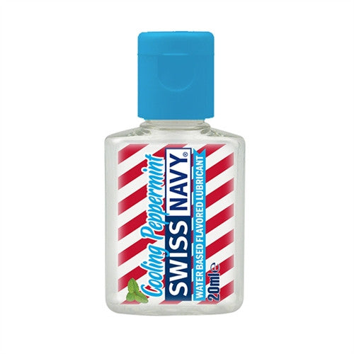 Swiss Navy Flavors Water-Based Lubricant - Cooling Peppermint - 20 ml