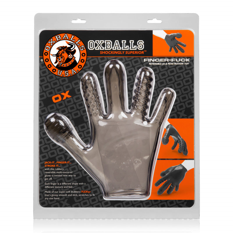 Finger Reversible Jo & Penetration Toy -  Smoke