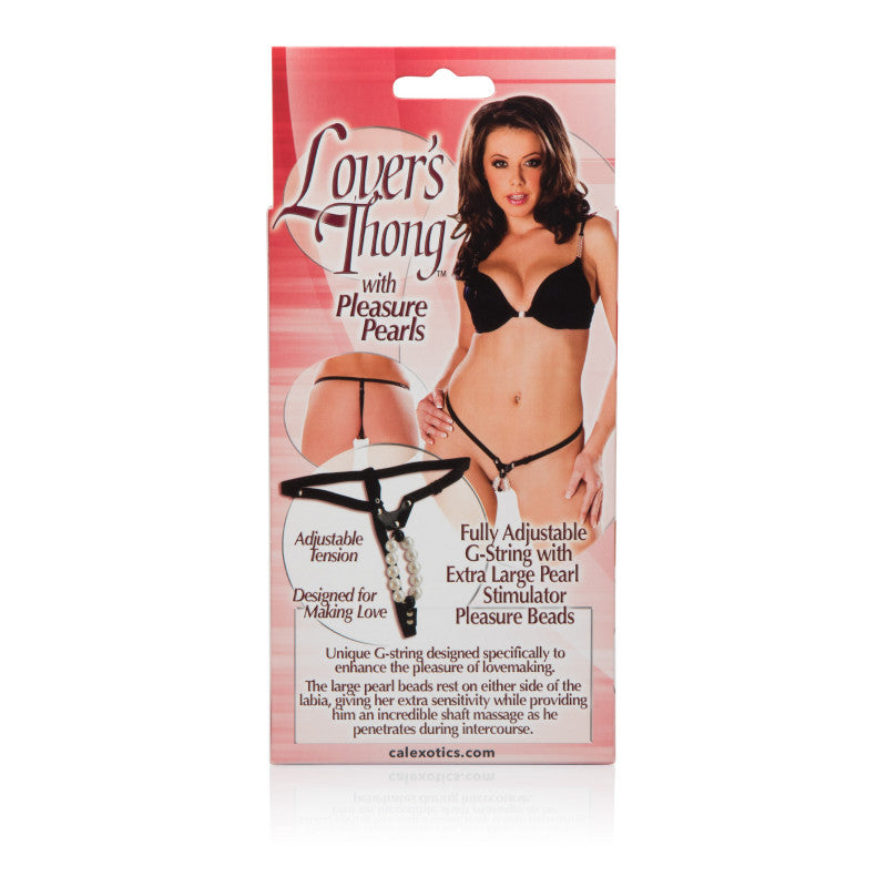 Lovers Thong With  Pleasure Pearls