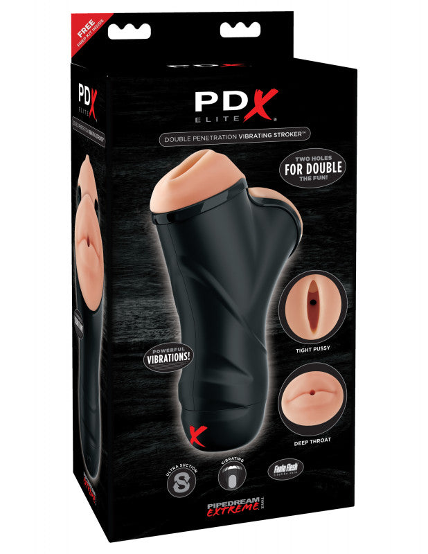 Pdx Elite Double Entry Vibrating Stroker