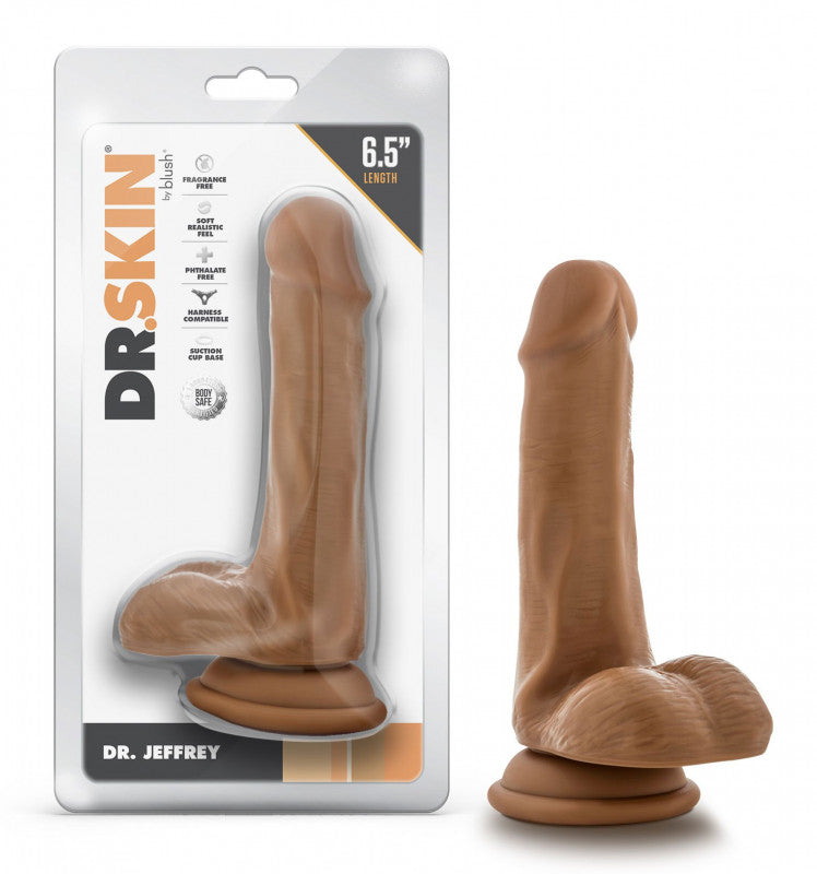 Dr. Skin - Dr. Jeffrey - 6.5 Inch With Balls - Tan