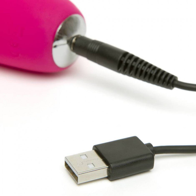 Happy Rabbit Slimline G-Spot Rechargeable  Rabbit Vibrator - Pink