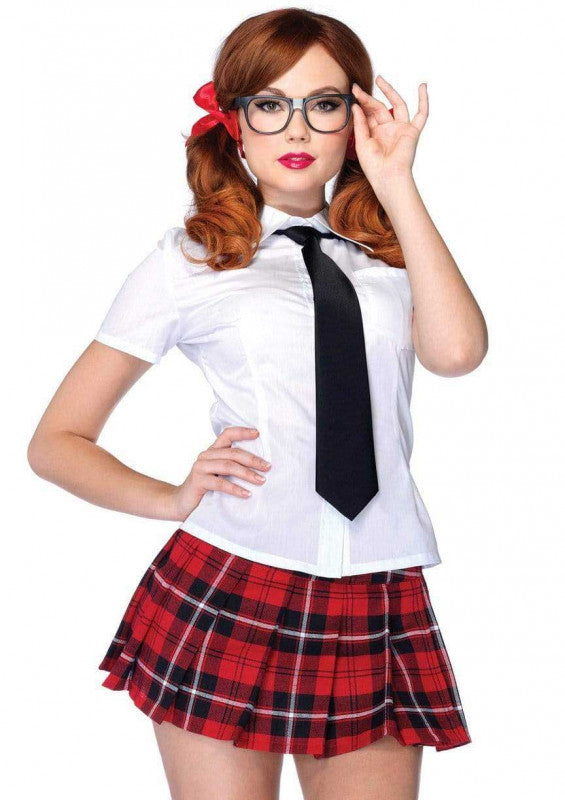 Private  Sweetie Costume - Small - White /  Red