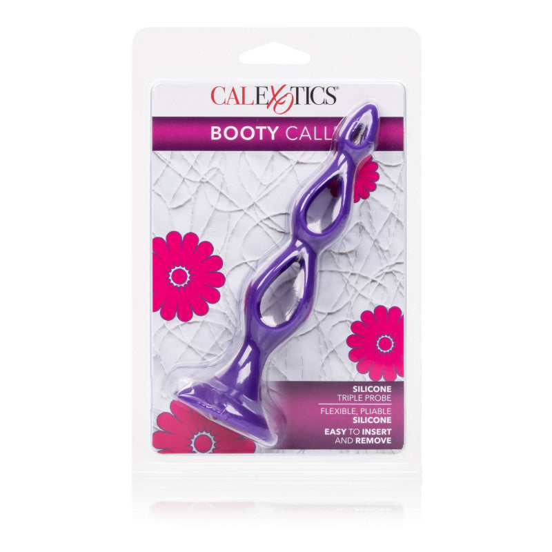 Booty Call Silicone Triple Probe - Purple