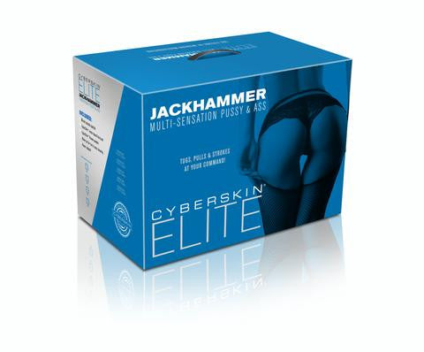 Cyberskin Elite Jackhammer Multi-Sensation   & Rear - Light