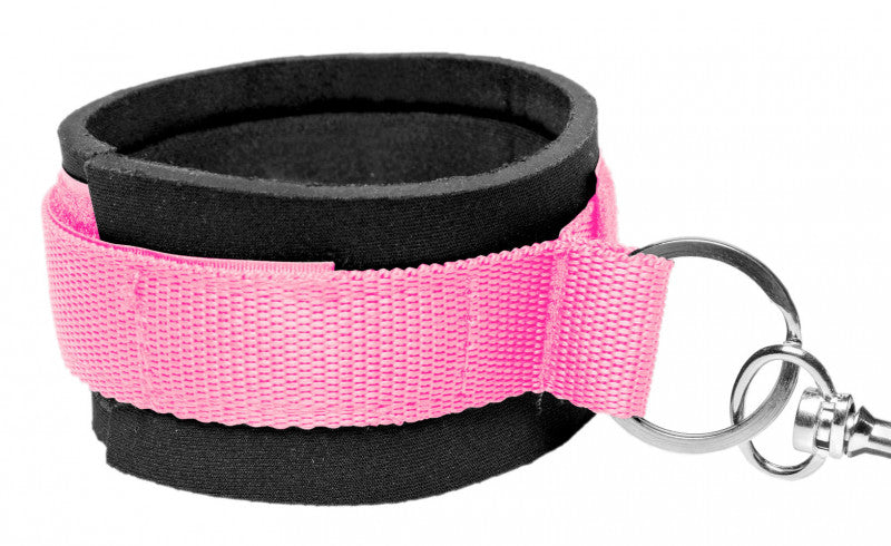 Frisky Pink Bedroom Restraint Kit
